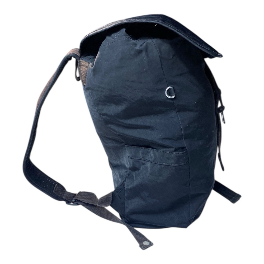 Kipling Drawstring Rucksack Backpack Bag Black Ad… - image 4